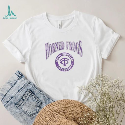 Arched Logo Lockup Slub Tee Texas Christian University Shirt