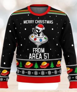 Area 51 Aliens Ugly Christmas Sweater