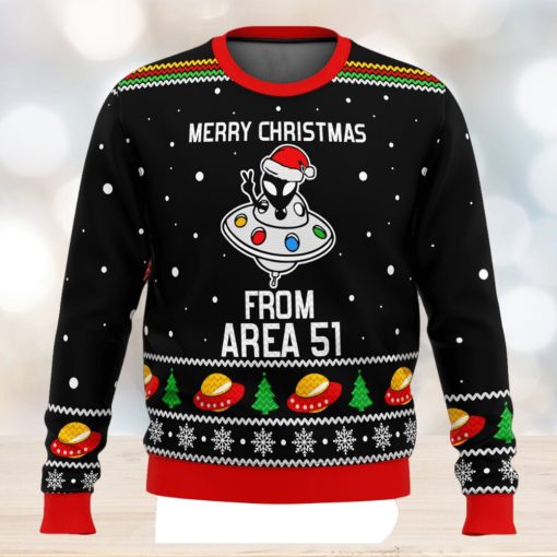 Area 51 Aliens Ugly Christmas Sweater