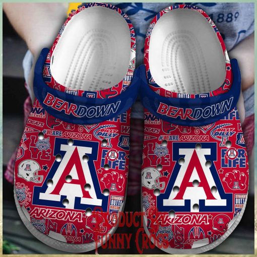 Arizona Bear Down Crocs Shoes