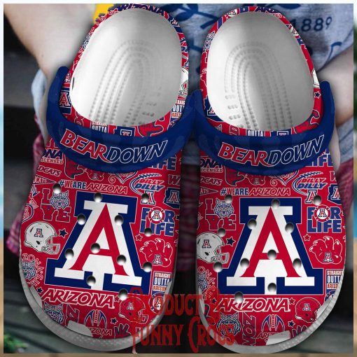 Arizona Bear Down Crocs Shoes