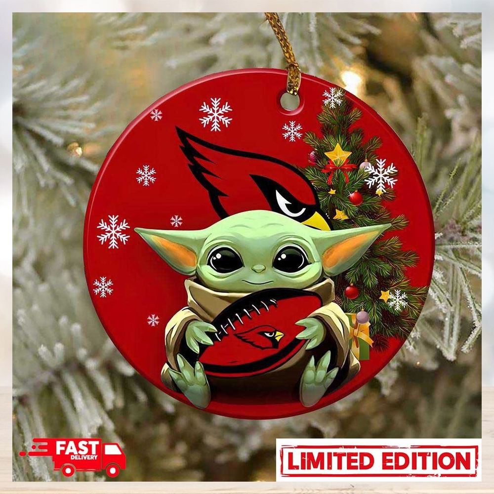 Arizona Cardinals Baby Yoda NFL 2023 Christmas Tree Decorations Ornament Arizona Cardinals Baby Yoda NFL 2023 Christmas Tree Decorations Ornament