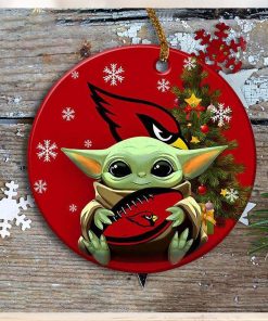 Arizona Cardinals Baby Yoda Ornament Christmas Tree Decorations NFL Gifts