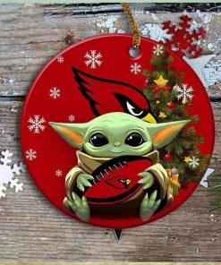 Arizona Cardinals Baby Yoda Ornament Christmas Tree Decorations NFL Gifts