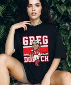 Arizona Cardinals Greg Dortch 83 cartoon signature shirt