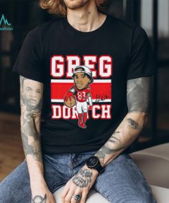 Arizona Cardinals Greg Dortch 83 cartoon signature shirt