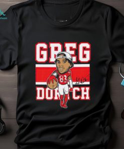 Arizona Cardinals Greg Dortch 83 cartoon signature shirt