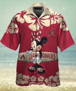 Arizona Diamondbacks Design Hawaiian Tropical Short Sleeve Elegance Shirt