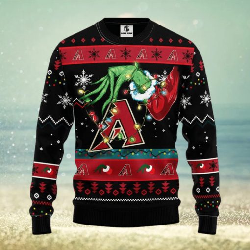 Arizona Diamondbacks Grinch Christmas Ugly Sweater