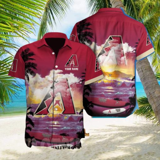 Arizona Diamondbacks MLB Custom Full Printing Unisex Hawaiian Shirt