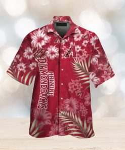 Arizona Diamondbacks Tropical Hawaiian Short Sleeve Shirt