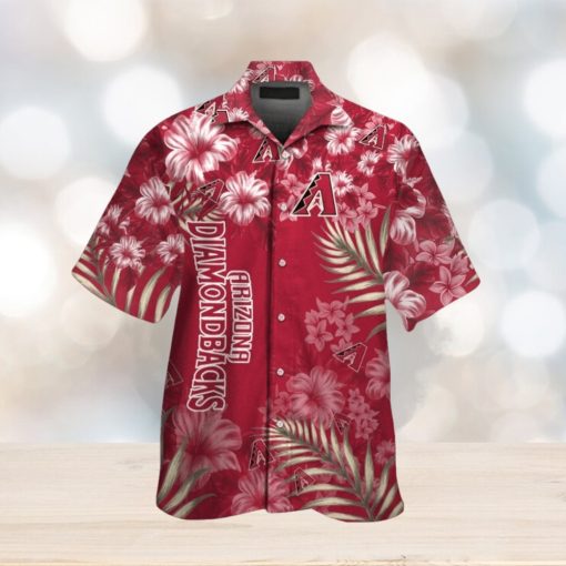 Arizona Diamondbacks Tropical Hawaiian Short Sleeve Shirt