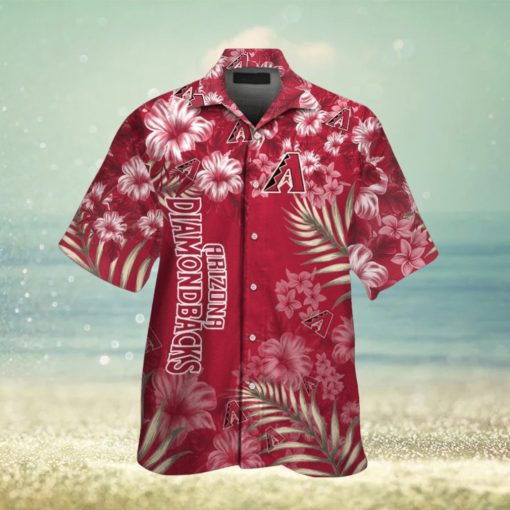 Arizona Diamondbacks Tropical Hawaiian Short Sleeve Shirt