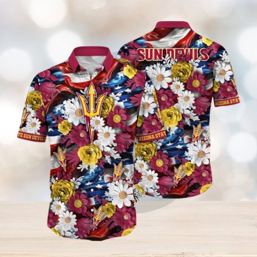 Arizona State Sun Devils NCAA2 Hawaii Shirt Independence Day