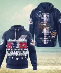 Arizona Wildcats 2023 Alamo Bowl Champions Hoodie T Shirt