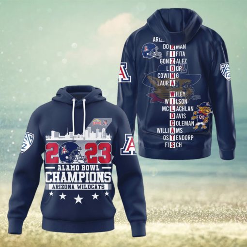 Arizona Wildcats 2023 Alamo Bowl Champions Hoodie T Shirt