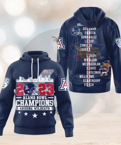 Arizona Wildcats 2023 Alamo Bowl Champions Hoodie T Shirt