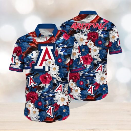 Arizona Wildcats NCAA3 Hawaii Shirt Independence Day