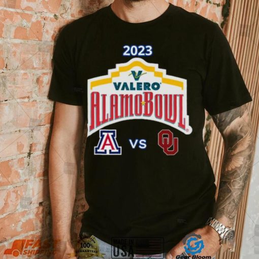 Arizona Wildcats vs Oklahoma Sooners 2023 Valero Alamo Bowl shirt