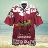 Dallas Cowboys Baby Yoda Name Personalized Short Sleeve Button Up Tropical Hawaiian Shirt