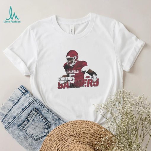 Arkansas Razorbacks Football #5 Raheim Sanders T shirt