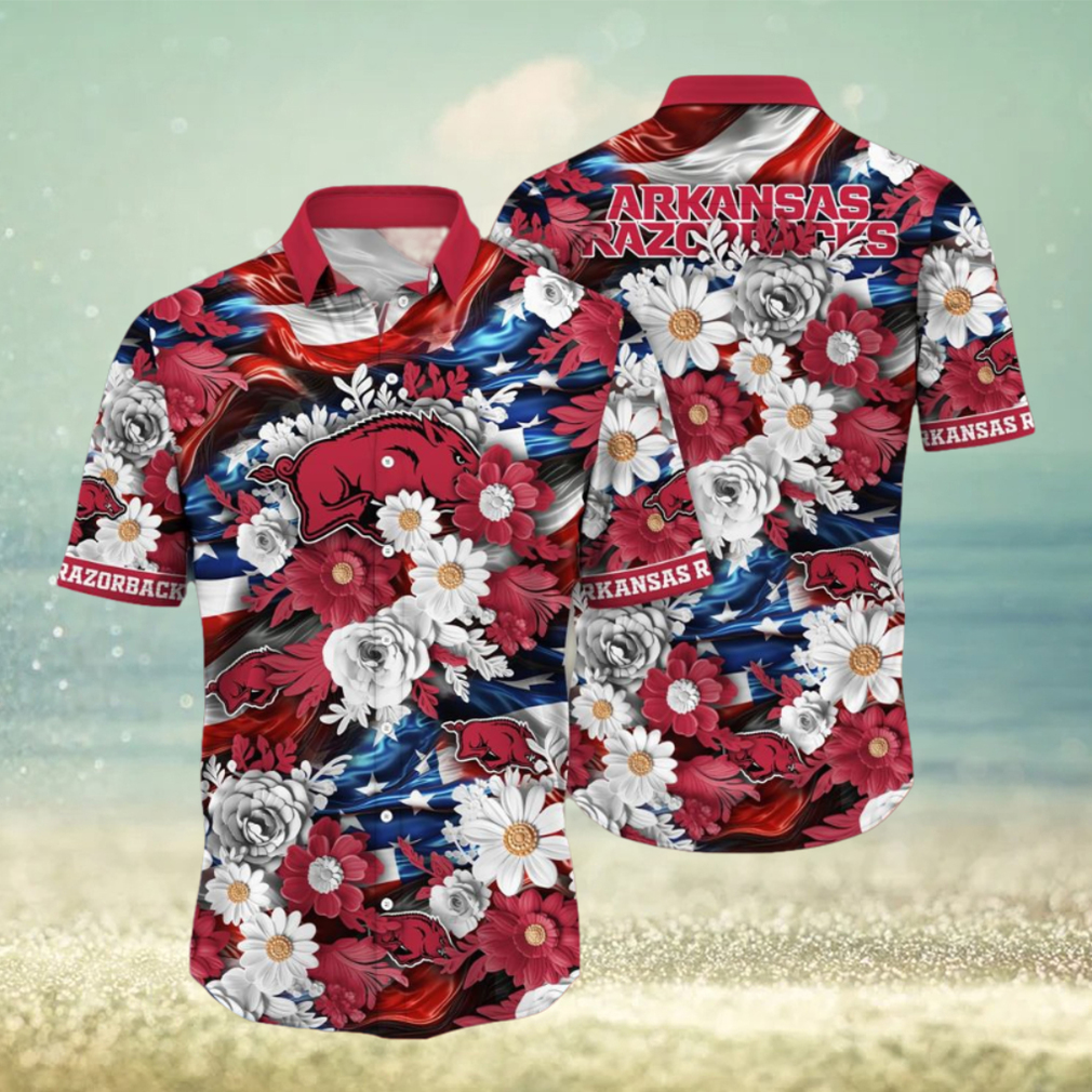 Arkansas Razorbacks NCAA2 Hawaii Shirt Independence Day Arkansas Razorbacks NCAA2 Hawaii Shirt Independence Day