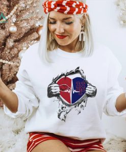 Arkansas Razorbacks vs New York Mets heart logo shirt