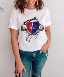 Arkansas Razorbacks vs New York Mets heart logo shirt