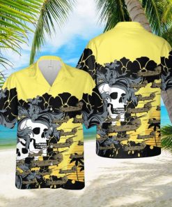 Army Boeing CH 47 Chinook Short Sleeve Aloha Hawaiian Shirt