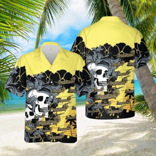 Army Boeing CH 47 Chinook Short Sleeve Aloha Hawaiian Shirt