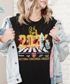 Arsenal 2024 Victoria Concordia Crescit signatures shirt