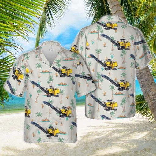 Asphalt Milling Machine Hawaiian Shirt Gift For Fans