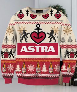 Astra Beer Ugly Christmas Sweater