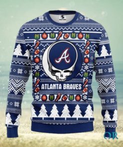 Atlanta Braves Grateful Dead Ugly Christmas Sweater & Sweatshirt Gifts