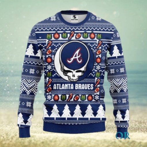 Atlanta Braves Grateful Dead Ugly Christmas Sweater & Sweatshirt Gifts