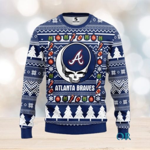 Atlanta Braves Grateful Dead Ugly Christmas Sweater & Sweatshirt Gifts