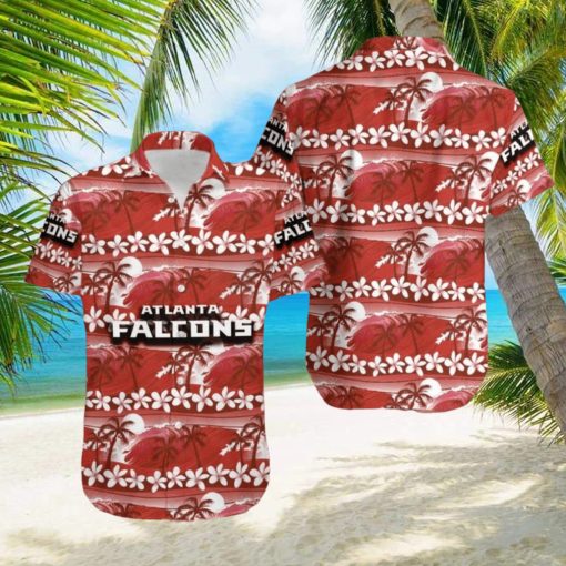 Atlanta Falcons Coconut Tree Pattern Hawaiian Shirt For Men Women