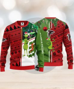 Atlanta Falcons Grinch & Scooby Doo Christmas Ugly Sweater 1