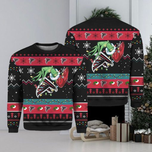 Atlanta Falcons Grnch Christmas Ugly Sweater