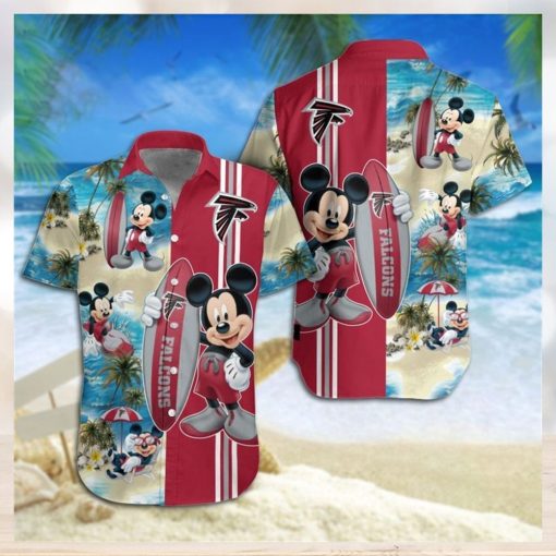 Atlanta Falcons Mickey Mouse Hawaiian Shirt