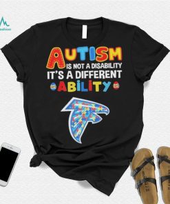 Atlanta Falcons NFL Autism Is Not A Disability 2024 Shirt