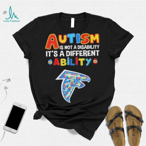 Atlanta Falcons NFL Autism Is Not A Disability 2024 Shirt