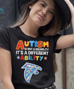 Atlanta Falcons NFL Autism Is Not A Disability 2024 Shirt