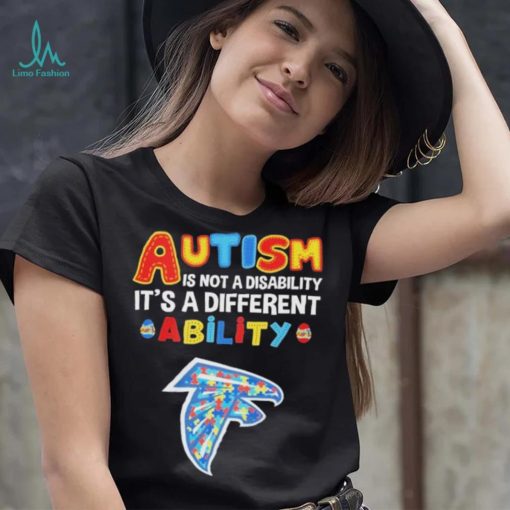 Atlanta Falcons NFL Autism Is Not A Disability 2024 Shirt