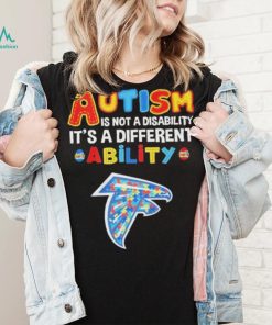 Atlanta Falcons NFL Autism Is Not A Disability 2024 Shirt