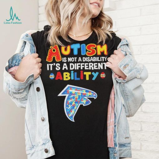 Atlanta Falcons NFL Autism Is Not A Disability 2024 Shirt