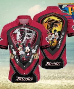 Atlanta Falcons NFL Hawaiian Shirt Graphic Mickey Halloween Night Style For Fans