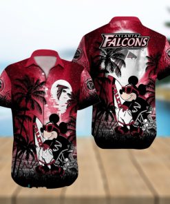 Atlanta Falcons NFL Team Logo Baby Yoda Hawaiian Shirt