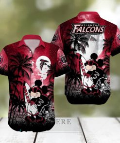 Atlanta Falcons NFL Team Logo Baby Yoda Hawaiian Shirt