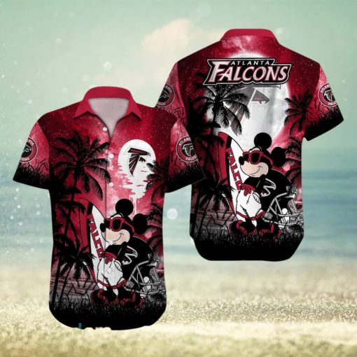 Atlanta Falcons NFL Team Logo Baby Yoda Hawaiian Shirt